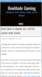 Mobile Screenshot of bowbladegaming.com